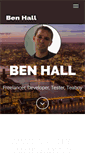 Mobile Screenshot of benhall.me.uk